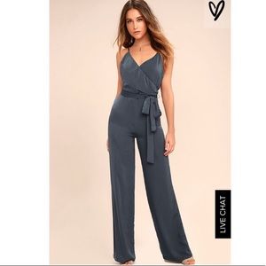 Lulus Satin Jumpsuit